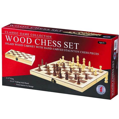 Classic Games – Wood Chess Set | Little Knick Knacks