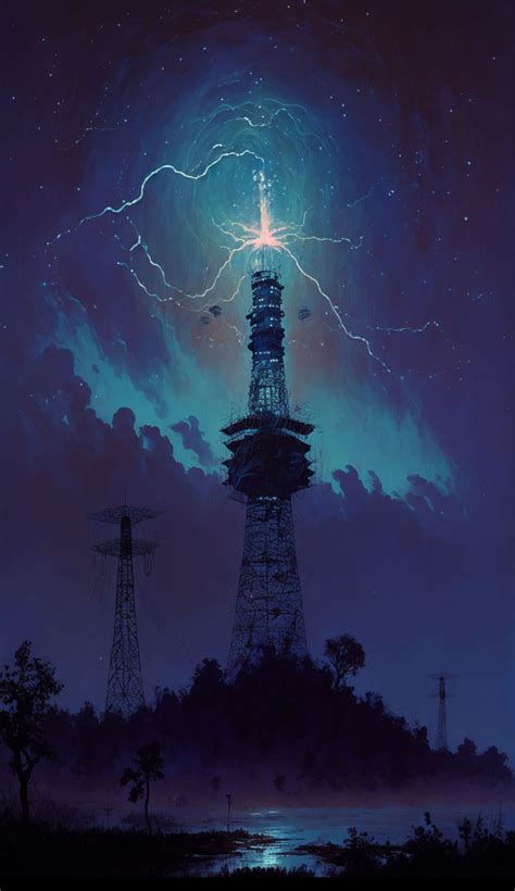 Wardenclyffe Tower | Surreal art, Wardenclyffe tower, Fantasy art