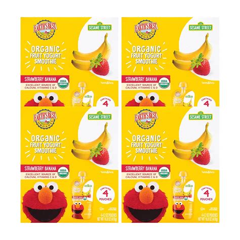 Earth's Best Organic Kids Snacks, Sesame Street Toddler Snacks, Organi – rarecandycanada