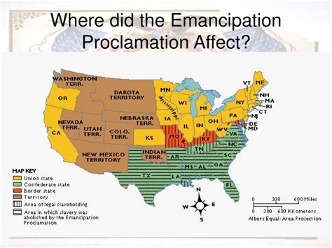 Emancipation Proclamation Map