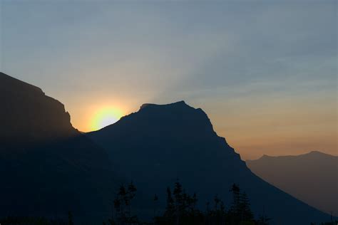 A beautiful sunrise at Glacier National Park : r/pics