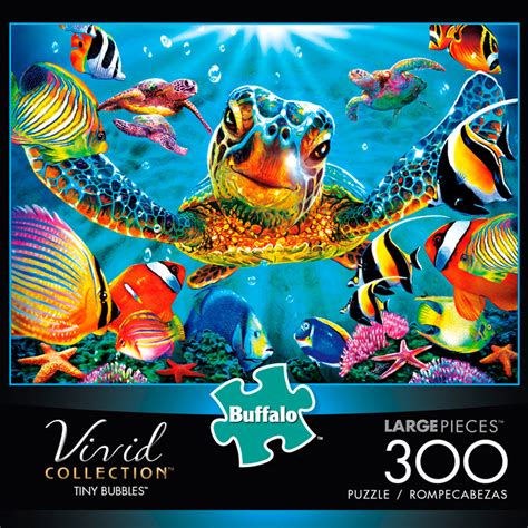 Jigsaw Puzzle Vivid Tiny Bubbles 300 Large Piece Jigsaw Puzzle