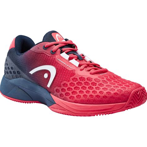 Head Mens Revolt Pro 3 Clay Court Tennis Shoes - Red/Dark Blue - Tennisnuts.com