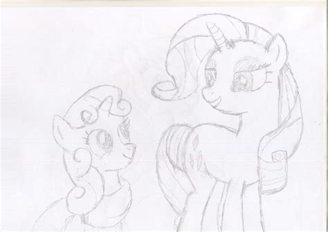 Rarity and sweetie belle by Jbond92 on DeviantArt