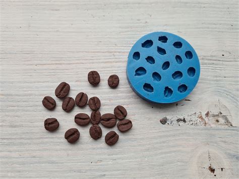 Silicone Mold of Coffee Beans 16 Beans 0.6-0.9 Cm - Etsy