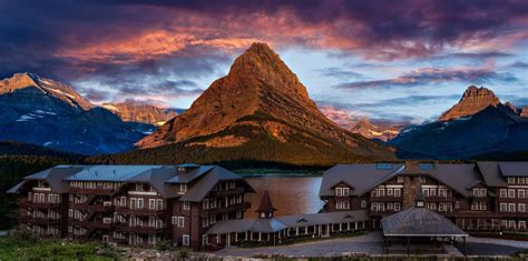 Many Glacier Hotel | Many glacier hotel, Many glacier, Waterton lakes national park