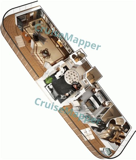 Oceania Marina cabins and suites | CruiseMapper