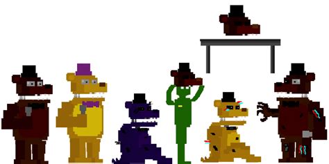 My fnaf 4 minigames style animatronics #3 by Kero1395 on DeviantArt