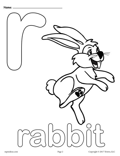 These fun and easy alphabet coloring pages are a great way for little ...