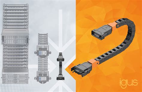 Small plug-in cable carrier from igus saves 80% assembly time | igus Press