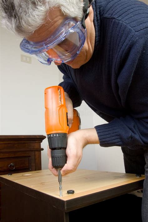 Joiner at work stock photo. Image of industry, construction - 20988564