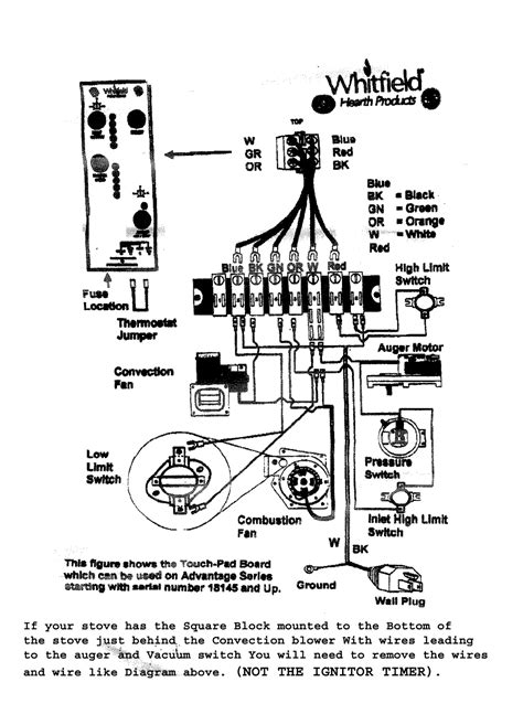 Whitfield Pellet Stove Wiring Diagram