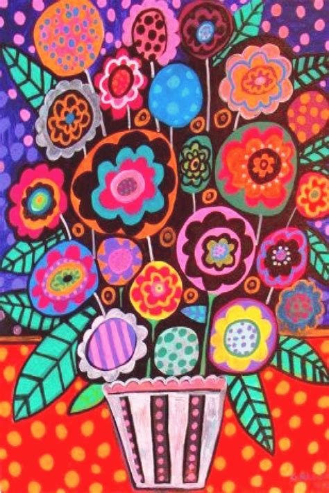 Mexican Folk Art Flowers flowers abstract gallery folk art mexican ...