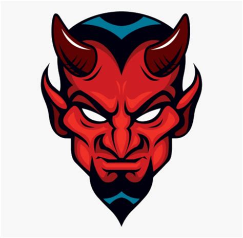 #devil #horror #red #scary #angry - Blue Devil Logo , Free Transparent ...