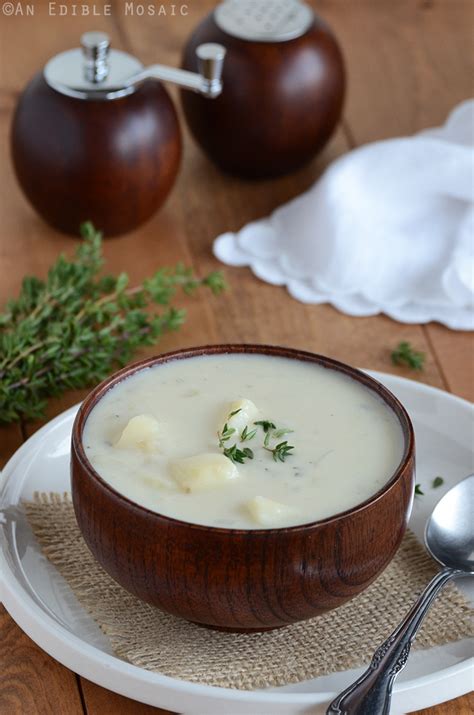 Creamy Potato Onion Soup - An Edible Mosaic™