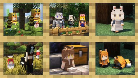 Cute Mob Models Resource Pack - 1.18.1 Minecraft Texture Pack