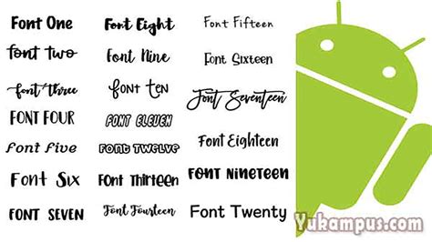 Cara Download Dan Install Font Di Android - Receh.net