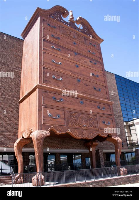 Giant Bureau in downtown High Point North Carolina Stock Photo - Alamy