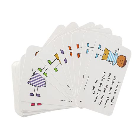 72Pieces Words and pictures flash cards 13.6x9.2cm Kids Early Learning ...