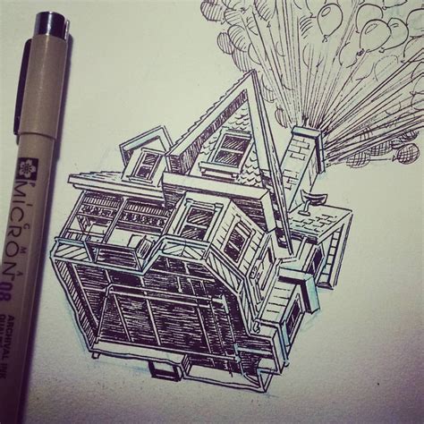 Up House Drawing