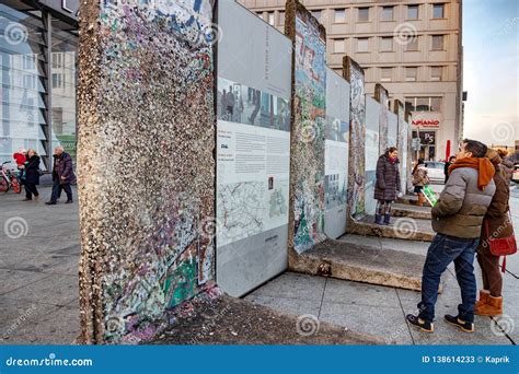 BERLIN, GERMANY - DEC 1, 2018: Iron Curtain - the Berlin Wall and ...