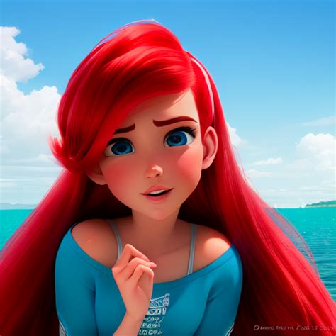 AI Art LoRA Model: Ariel - Disney 3D | PixAI