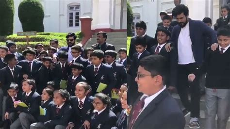 Ram Charan Visits His School In Tamilnadu | Lawrence School, Lovedale ...