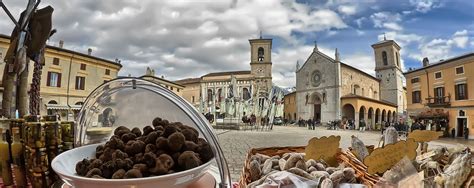 The italian village of Norcia, Perugia in Umbria, Italy - e-borghi