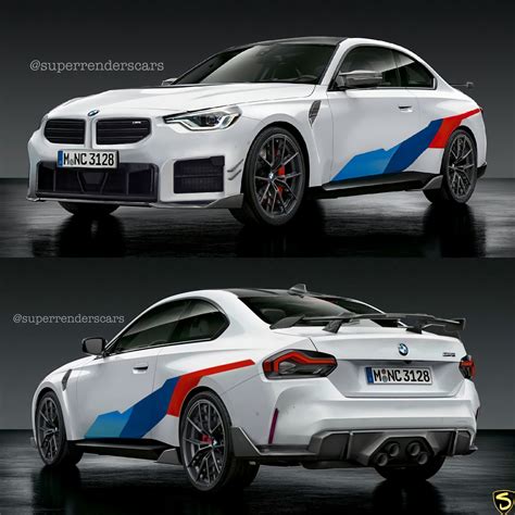 Upcoming BMW M2 Coupe Rendered with M Performance Parts