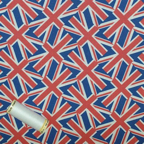 UNION JACK COTTON PRINT FABRICS * JUBILEE FABRICS * Quilting * Craft ...