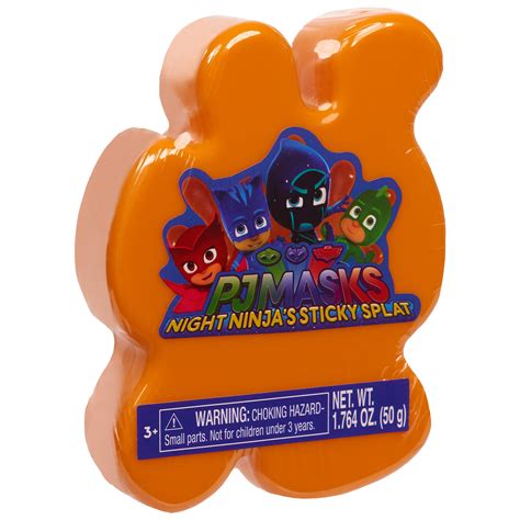 PJ Masks Orange Sticky Splat Putty - Walmart.com - Walmart.com