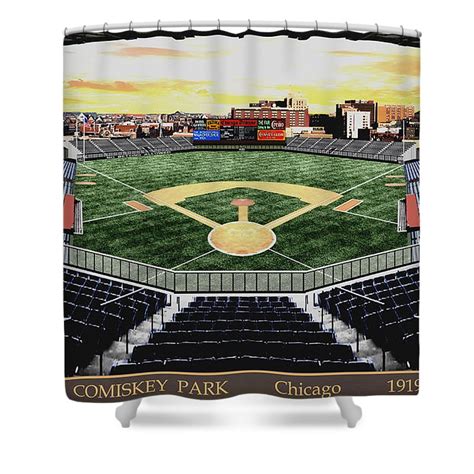 Comiskey Park 1919 - Shower Curtain – classicballpark.com