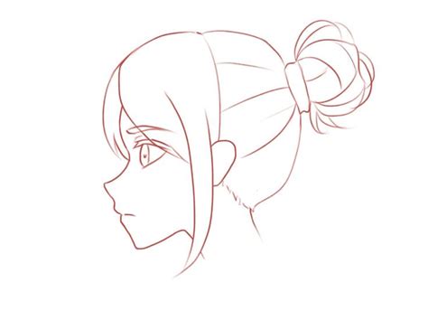 How to Draw the Head and Face – Anime-style Guideline Side View Drawing Tutorial – Mary Li Art ...