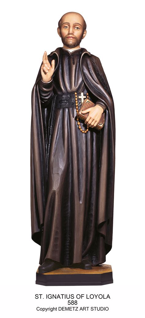 St. Ignatius Statue #588, 36" or 60" - McKay Church Goods