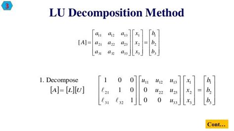 Lu Decomposition