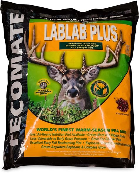 Amazon.com : Tecomate Lablab Plus Deer Food Plot Seed Mix- The Standard for Maximum Summer ...