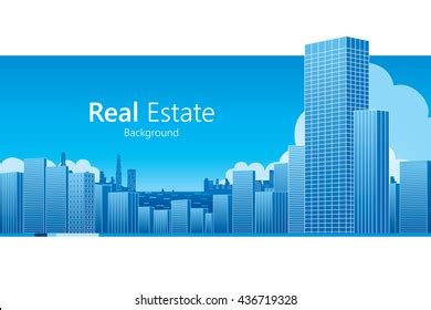 Real Estate Background Vector Illustration Stock Vector (Royalty Free) 436051741 | Shutterstock