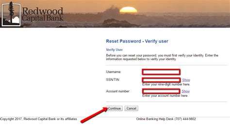 Redwood Capital Bank Online Banking Login - CC Bank