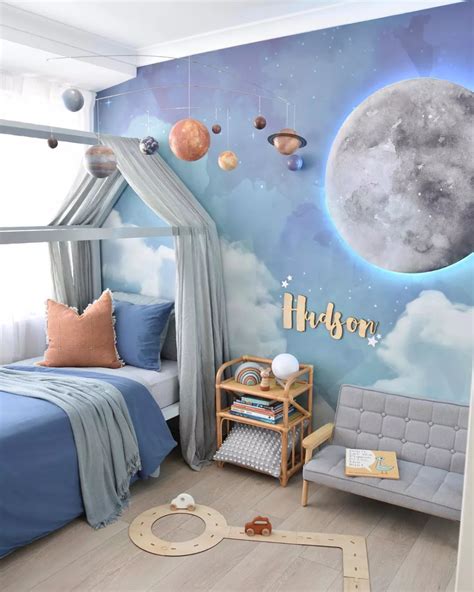 47 Stunning Blue Room Ideas for Every Style | Kids room design, Space ...