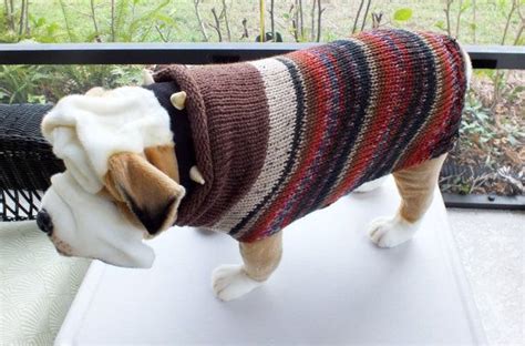 10 best ENGLISH BULLDOG HAND KNIT SWEATERS images on Pinterest | English bulldogs, Dog sweaters ...