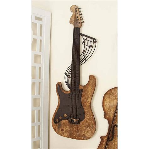 14 in. x 36 in. New Traditional Wooden Violin Wall Decor-54615 - The Home Depot