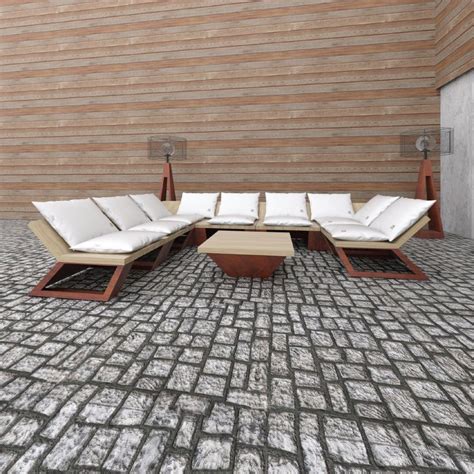 Modular Lounge Low level, relaxed seating. The modularity of the set allows to make different ...