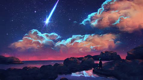 Shooting Stars At Night [1920 x 1080] : r/wallpaper