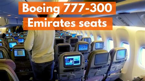 Boeing 777-300er Emirates seat and inside video | Emirates 777-300 ...