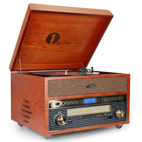 1byone Nostalgic Wooden Record Player Review