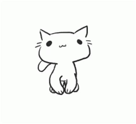 Animated Art Cute Cat Bobbing Head GIF | GIFDB.com