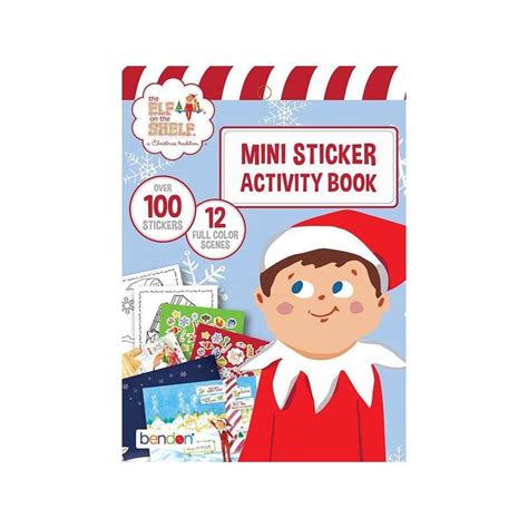 Elf on the Shelf Mini Sticker Pads | Elf pets, Elf on the shelf, Coloring stickers