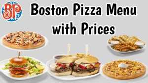 Boston Pizza Menu with Prices 2024 Canada [UPDATED]