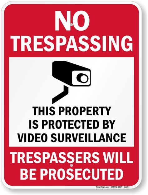 No Trespassing Signs - Guaranteed Best Prices