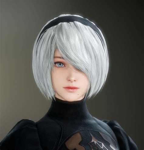 Nier Automata 2B, SeokGo Kim on ArtStation at https://www.artstation.com/artwork/EoYOK | Nier ...